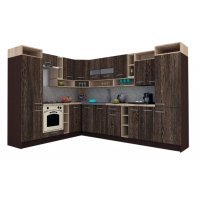 Bucatarie de Colt COSSY NEW ST. 230-310 Wenge / Decor 7648